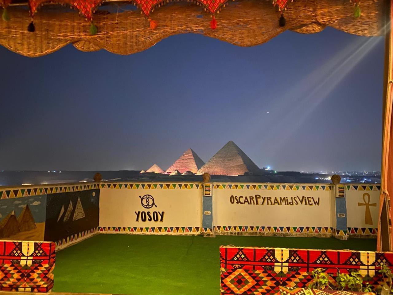 Отель Oscar Pyramids View Nazlet el-Sisi Экстерьер фото